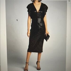 Badgley Mischka Elegant Black Dress